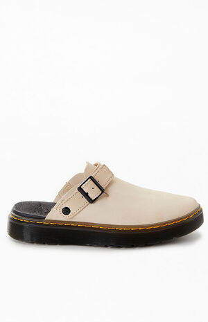 Women's Cream Carlson Suede Slingback Mules image number 1