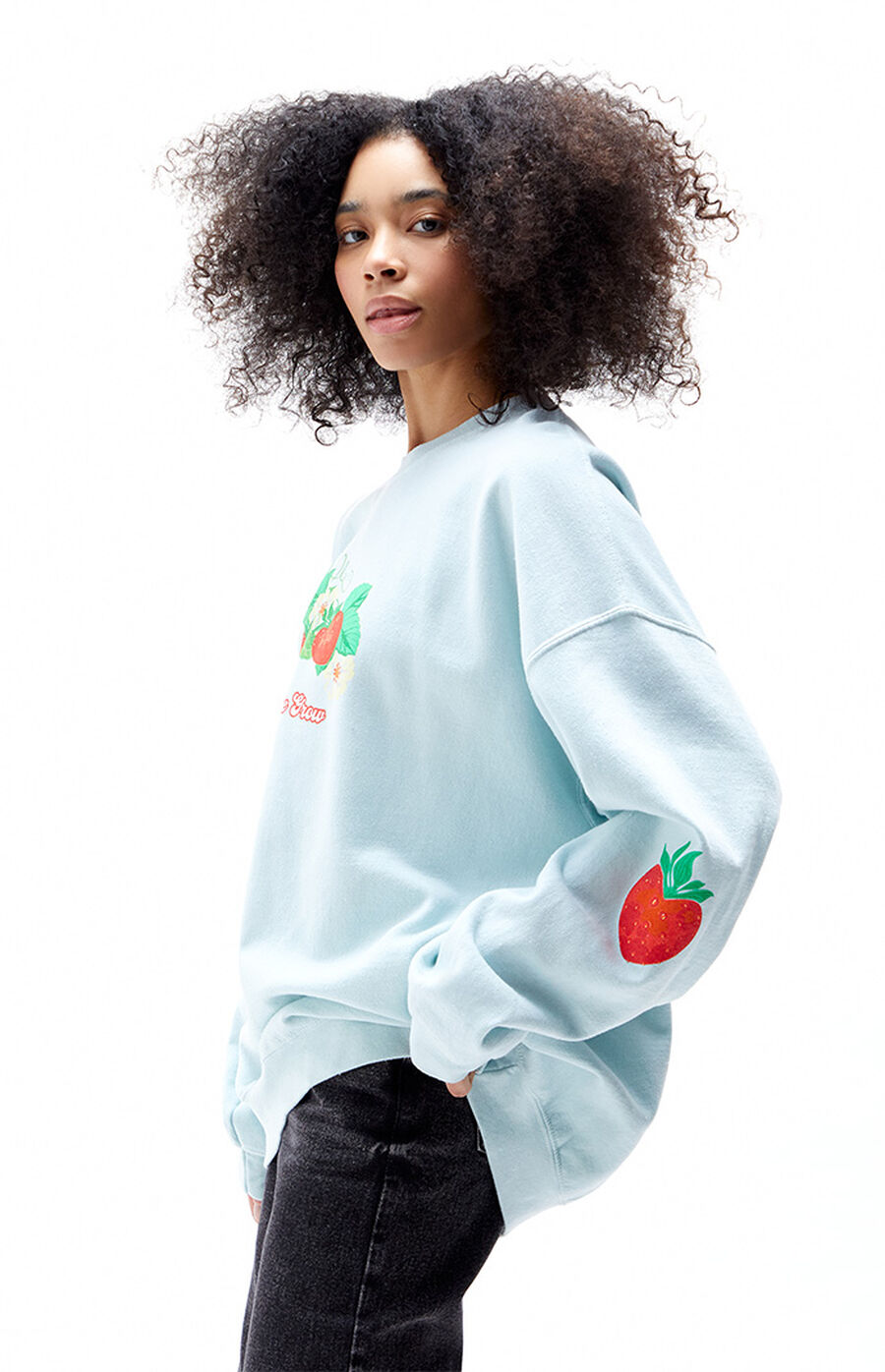 Strawberry Shortcake Berry Love Oversized Sweatshirt PacSun