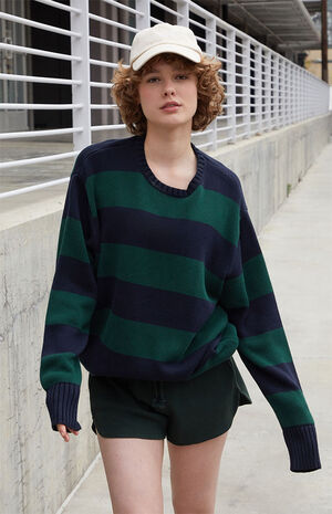 Striped Brianna Sweater image number 1