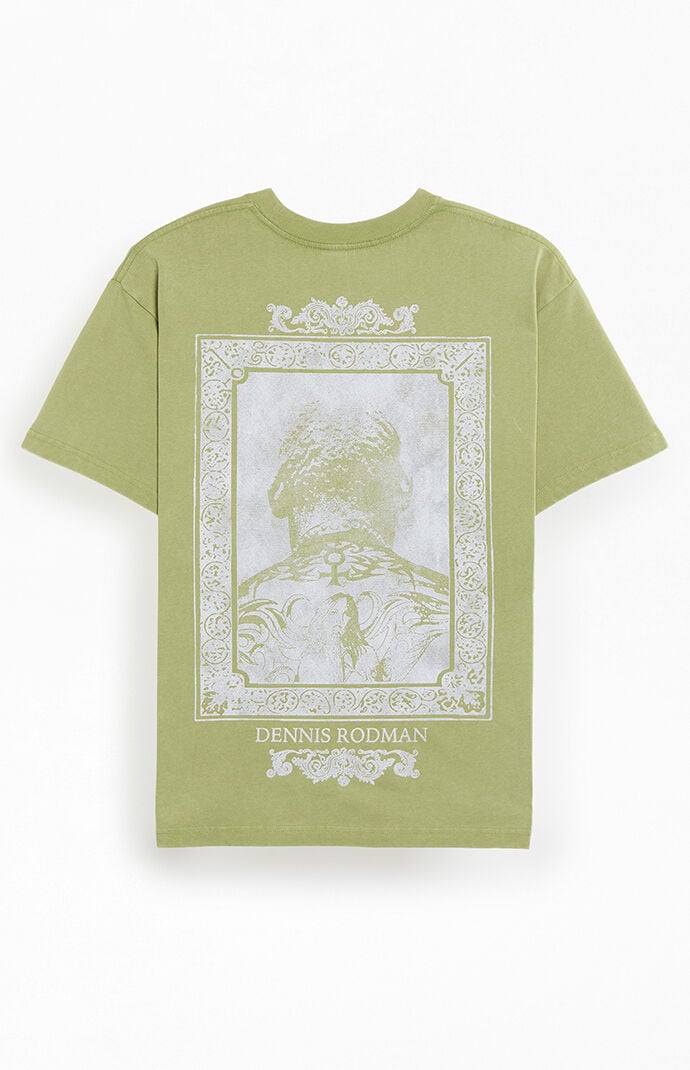 Rodman Brand Men's Baroque Portrait T-shirt In Olive