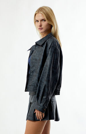 Faux Leather Darker Dream Jacket image number 3