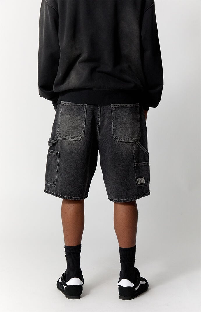 Pacsun Parker Baggy Jean Shorts Carpenter Black | Pacsun
