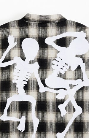 End And Beginning Embroidered Flannel Shirt image number 4