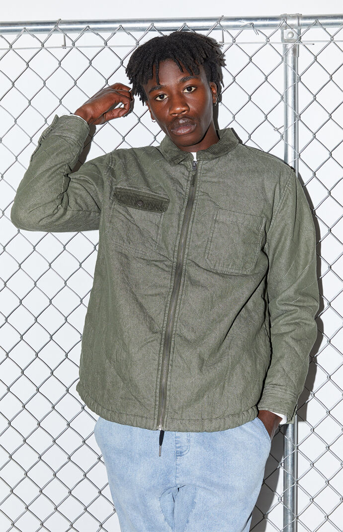 Forest Night Quilted Shacket