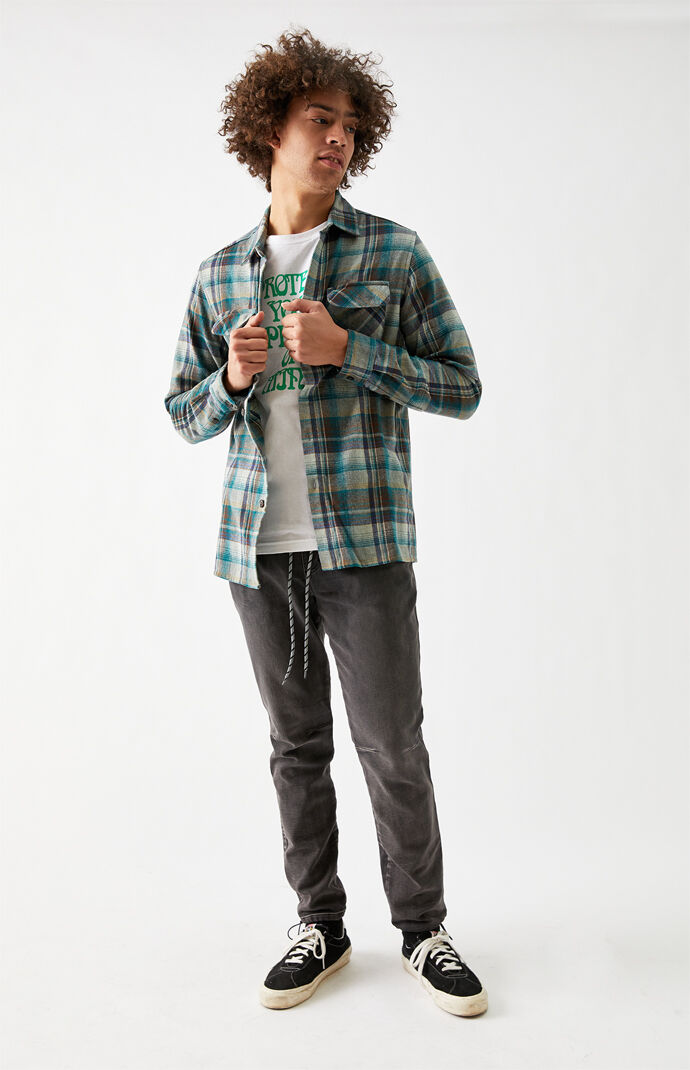 Wessen Black Wash Jogger Pants