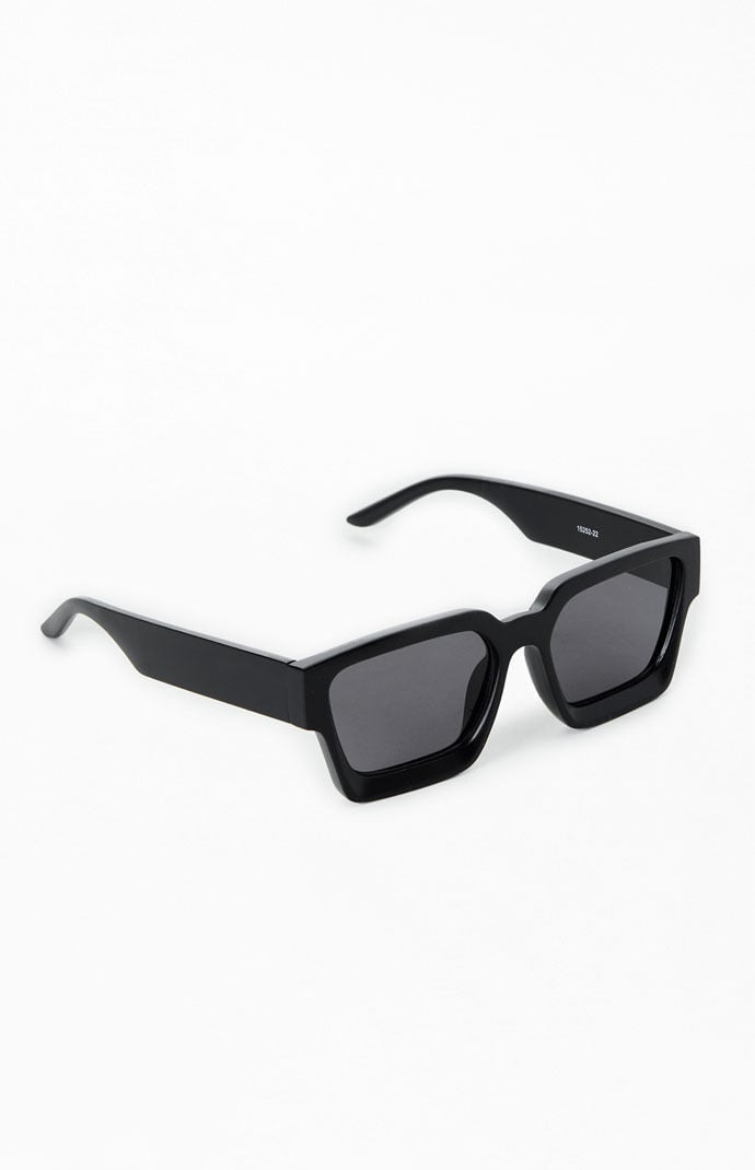 Pacsun Black Square Frame Sunglasses