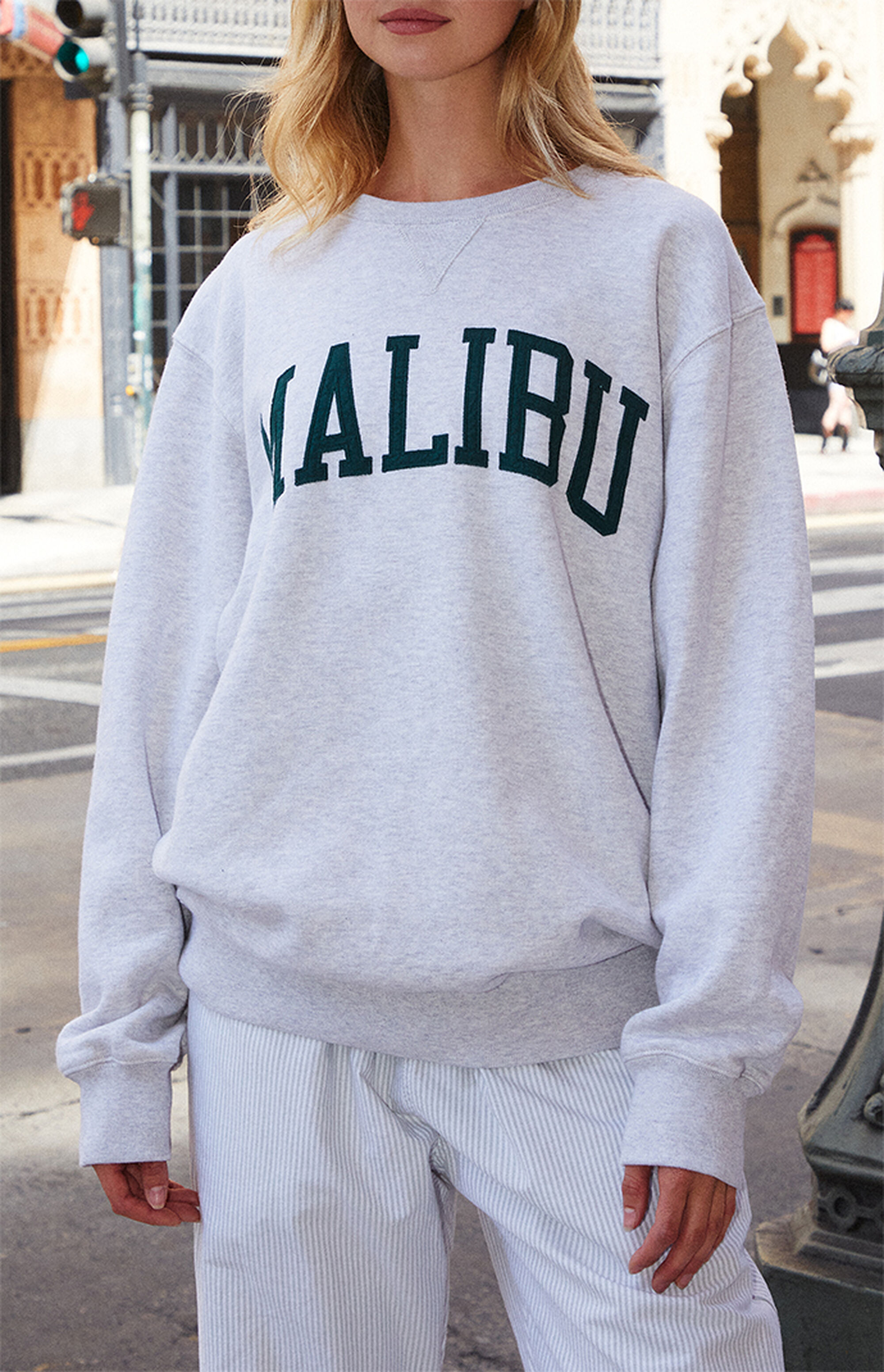 Erica Collar Sweatshirt