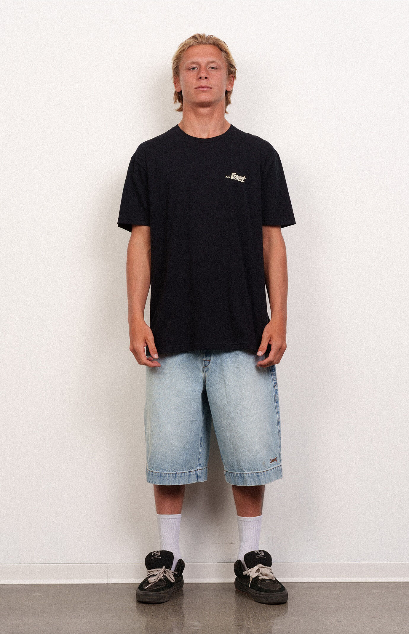 LOST Black Linear Lam T-Shirt