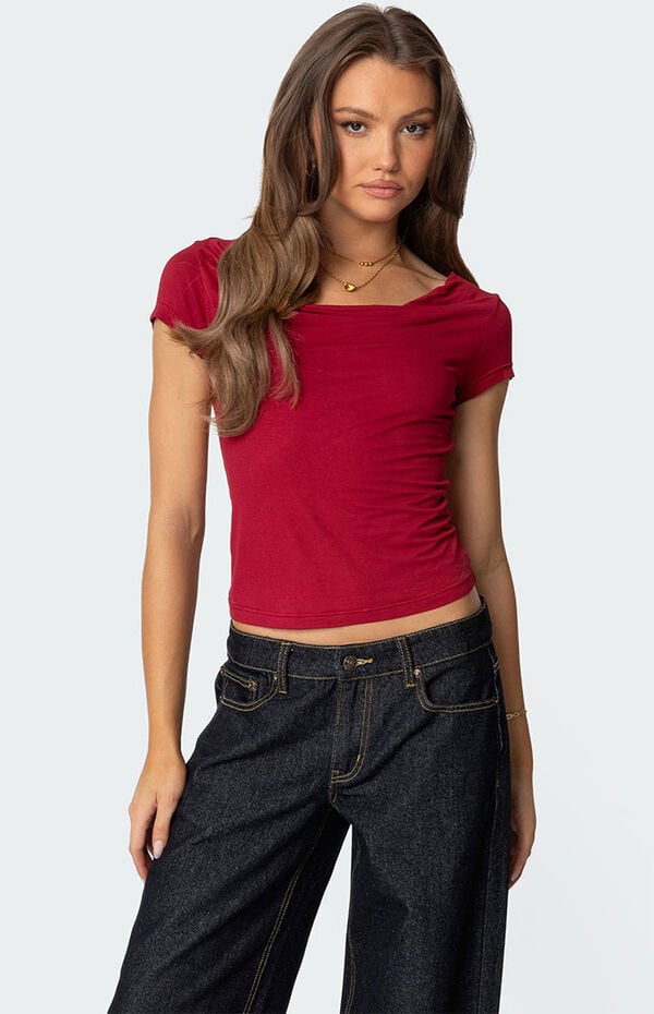 Javi Cowl Neck Top