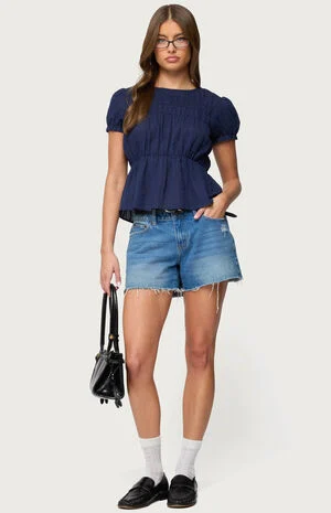 Maricella Gathered Tiered Top image number 5