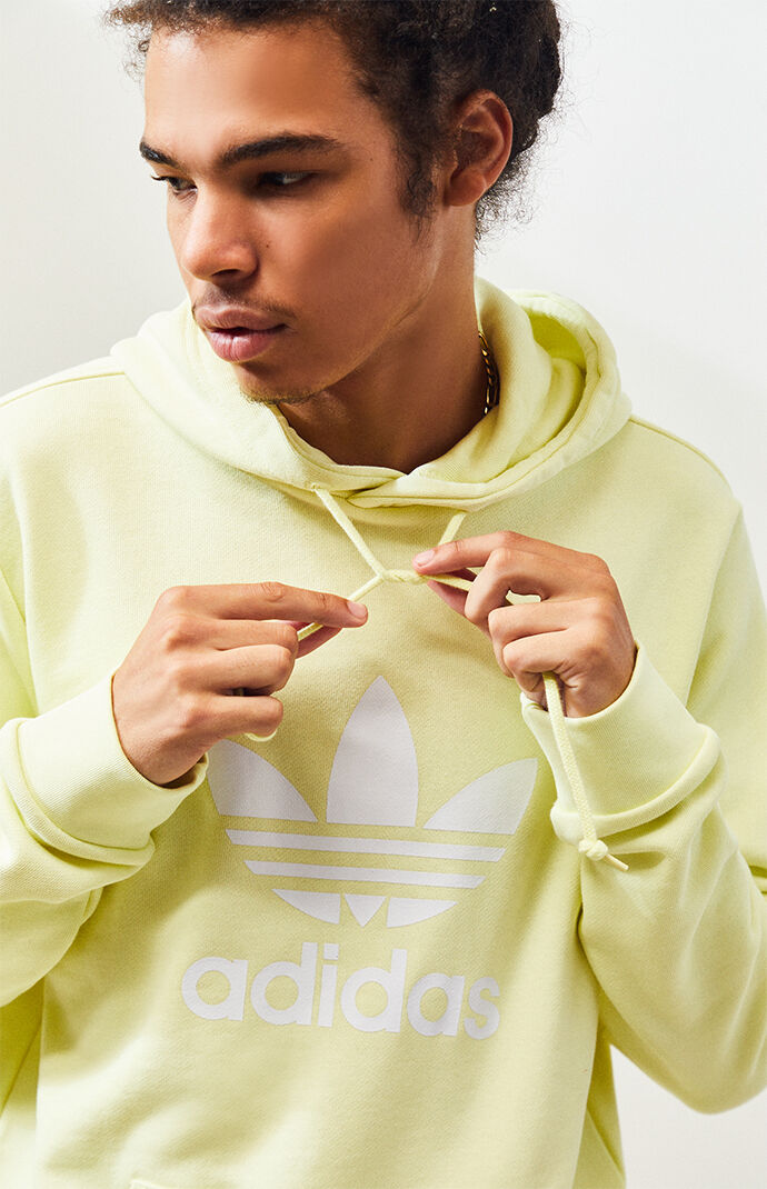 adidas neon yellow hoodie