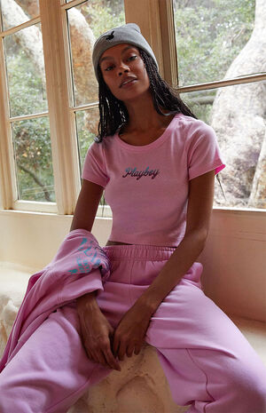 By PacSun Aurora Ribbed T-Shirt image number 1