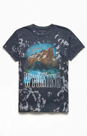 Wyoming Bleach Dye T-Shirt image number 1