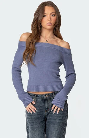 Elona Off Shoulder Knit Top image number 1
