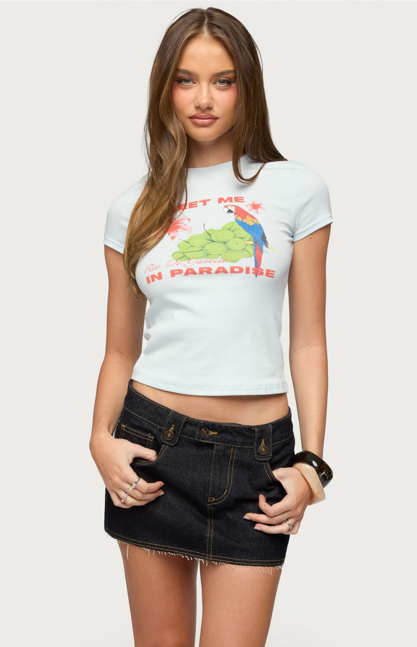 Edikted Meet Me In Paradise T-Shirt