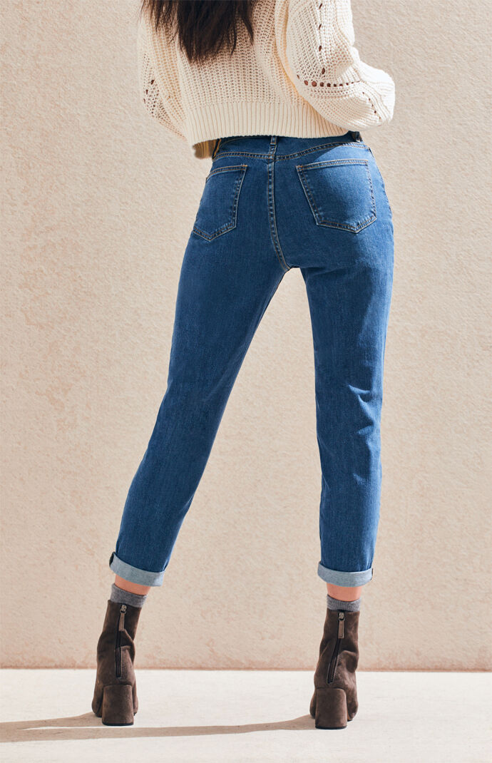 Pacsun Mum Blue Mom Jeans At Pacsun Com
