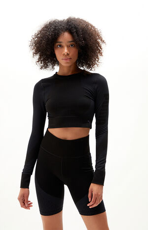 Seamless Fitted Long Sleeve Top Seamless Fitted Long Sleeve Top image number null
