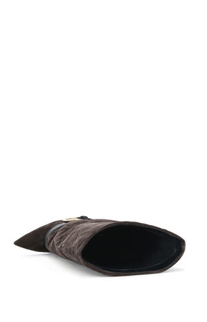 Antonina Brown Wedge Tall Boots image number 4