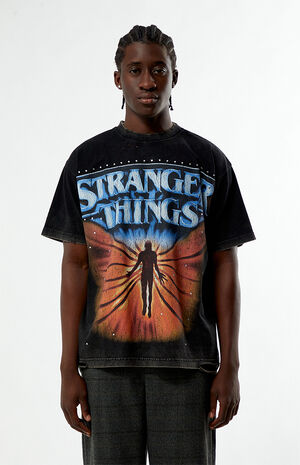 x Stranger Things Last Strange Adventure Rhinestone T-Shirt image number 2