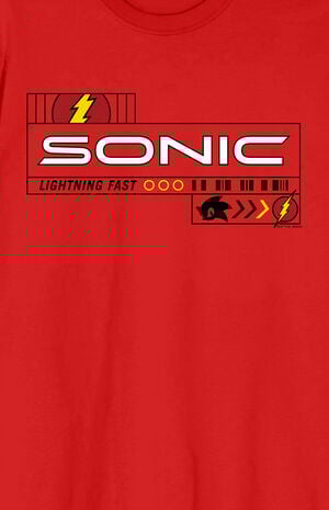DC X Sonic Lightning Fast T-Shirt image number 3