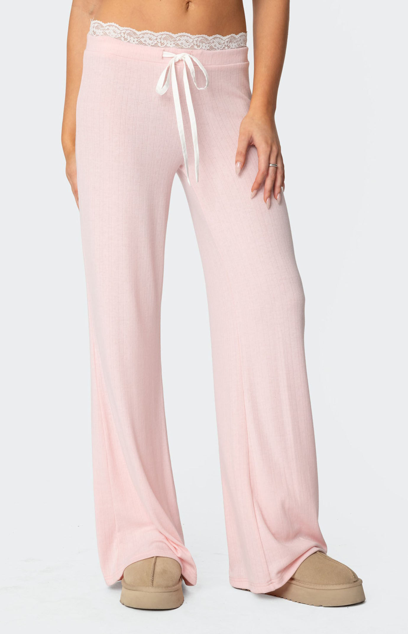 Edikted Peekaboo Lace Pants | PacSun Edikted Peekaboo Lace Pants | PacSun