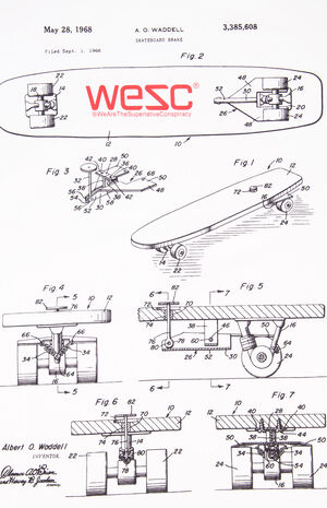 Mason Skateboard Diagram T-Shirt image number 3