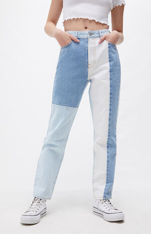 Eco Hopper Patch Mom Jeans image number 2