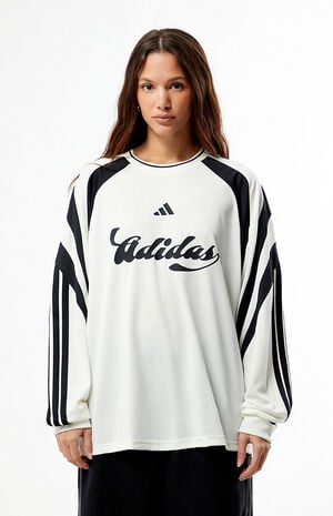 White & Black Her Long Sleeve Jersey image number 1