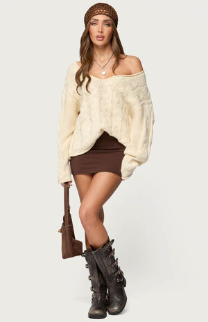 Aisha Low Rise Mini Skirt image number 5