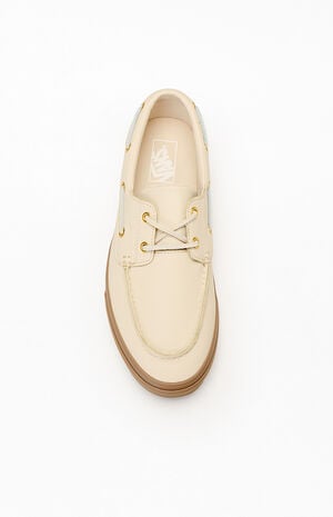 Tan 2-Eyelet Boat Shoes image number 5