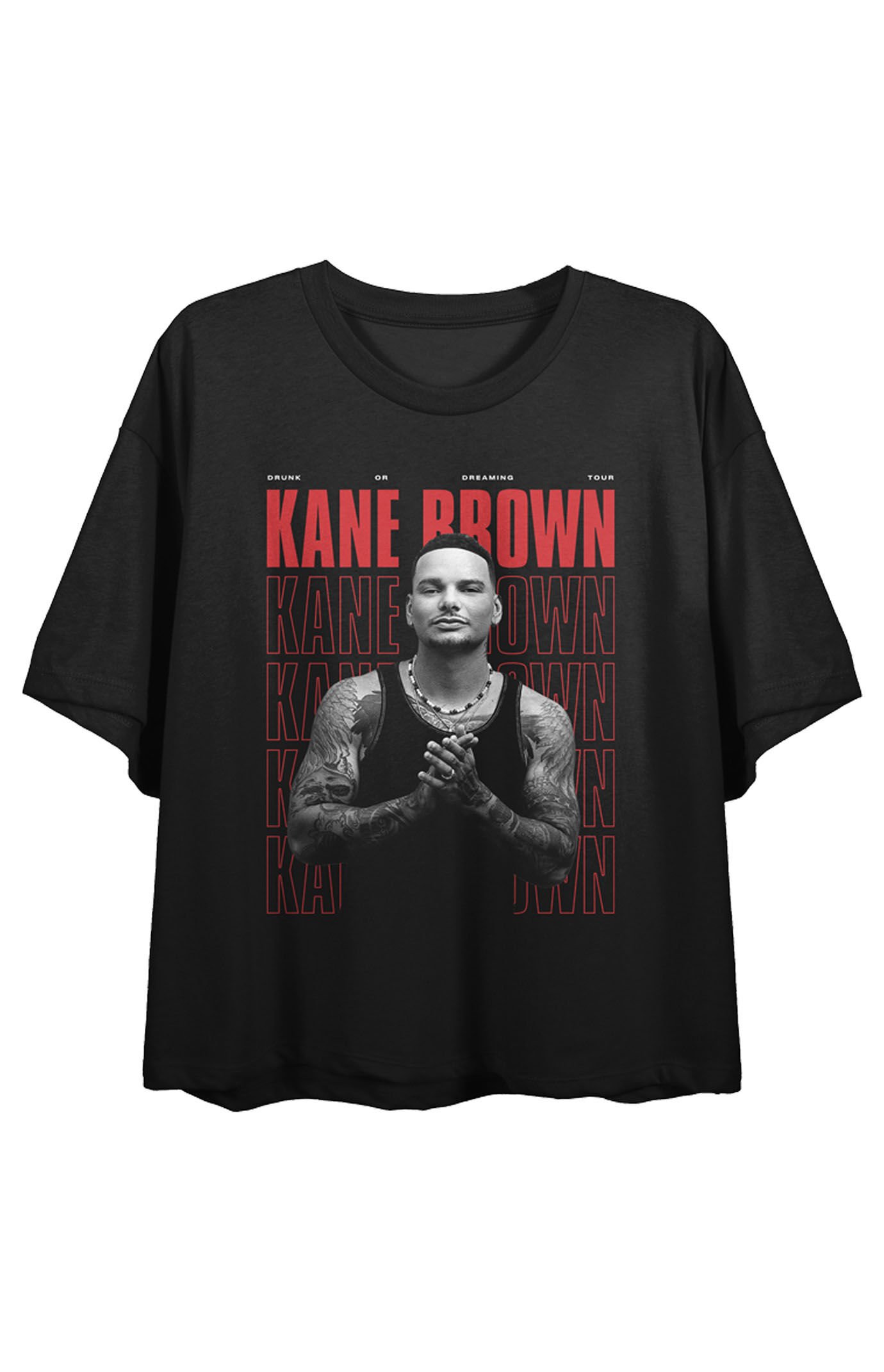 PacSun Kane Brown Tour Locations Cropped T-Shirt