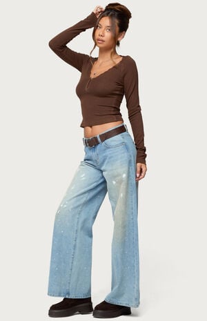 Shanah Lacey Henley Top image number 4