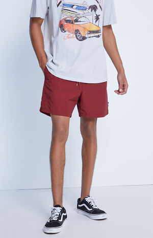 Red Primary Volley Shorts image number 2