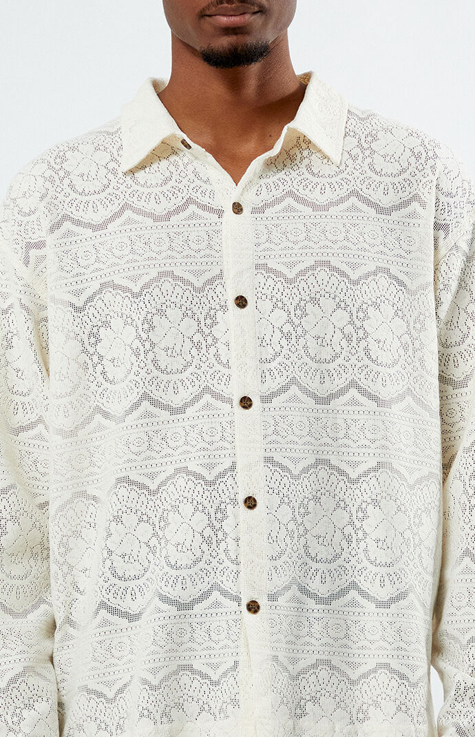 Pacsun Lace Long Sleeve Shirt | Pacsun
