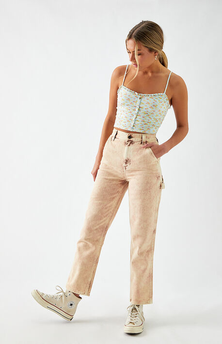 Sunset Acid Wash Carpenter Pants