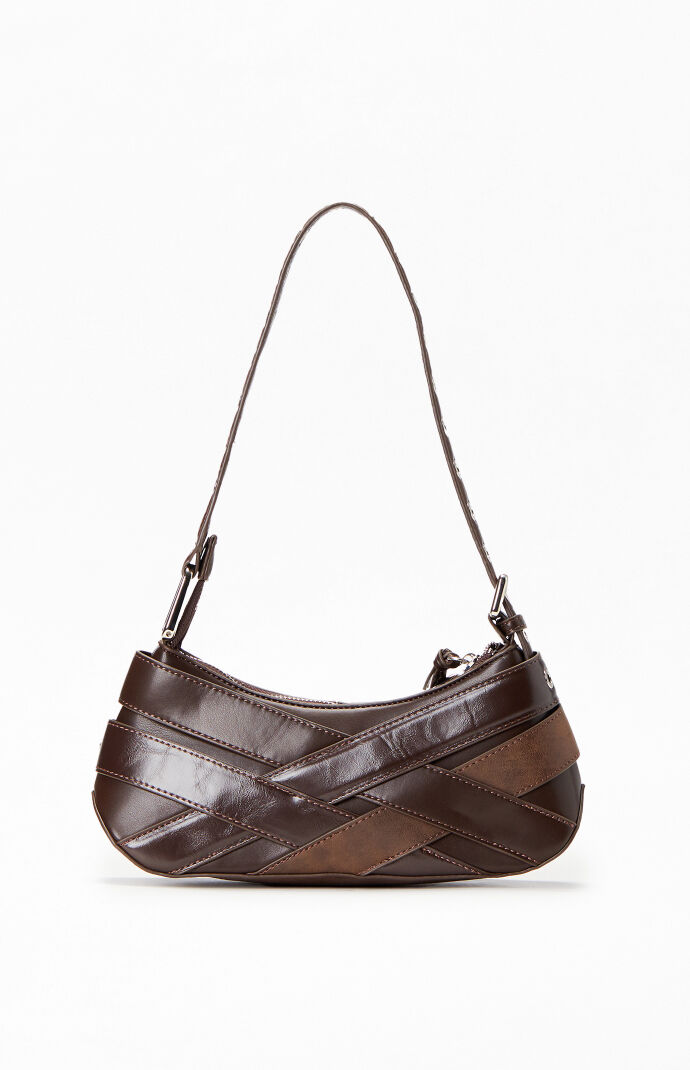 【LOOKPLE】 Rashik Buckle String Leather Cross Shoulder Bag Pacsun Black Faux Leather Cross Buckle Shoulder Bag | PacSun
