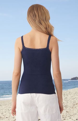 Navy Archie Tank Top image number 3