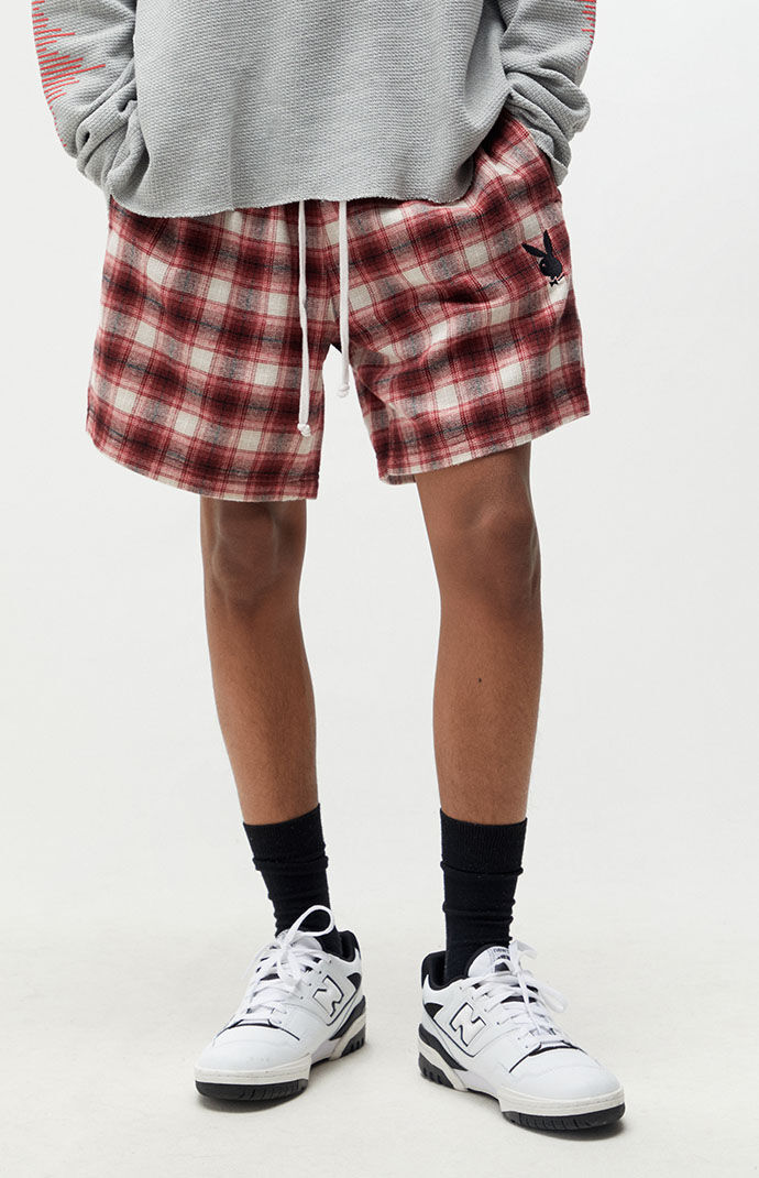Playboy By PacSun Flannel Shorts | PacSun
