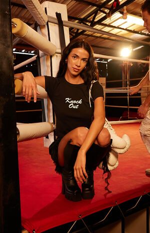 x Everlast Black Knock Out Baby T-Shirt image number 1