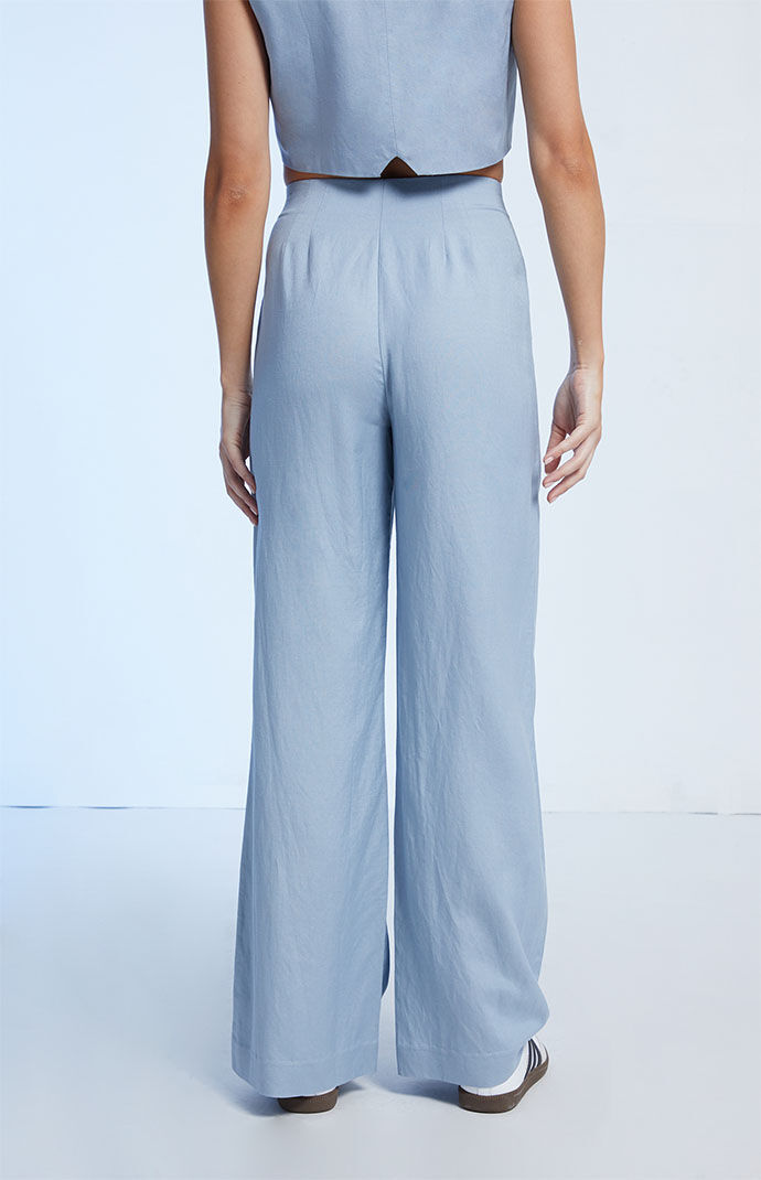 LA Hearts Linen Wide Leg Trousers | PacSun
