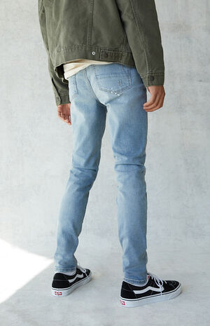 Light Splatter Stacked Skinny Jeans image number 4