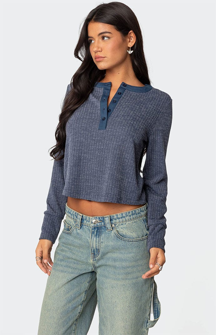 Edikted Ruth Henley Waffle Top