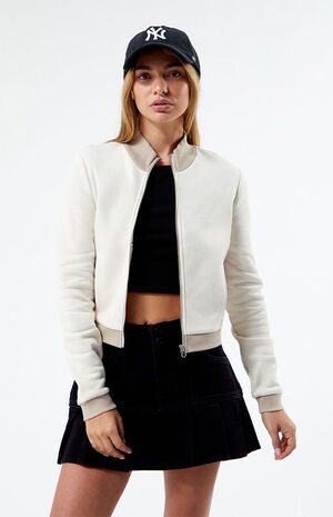 Mock Neck Zip Up Jacket image number 1