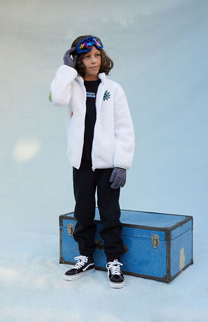 Patches Sherpa Zip-Up Jacket image number 3