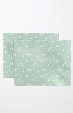4 Pack Green Placemats image number 1