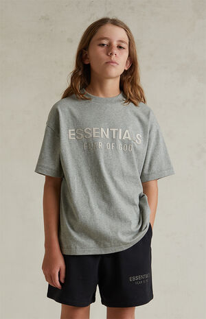 Kids Jet Black Fleece Soccer Sweat Shorts image number 3