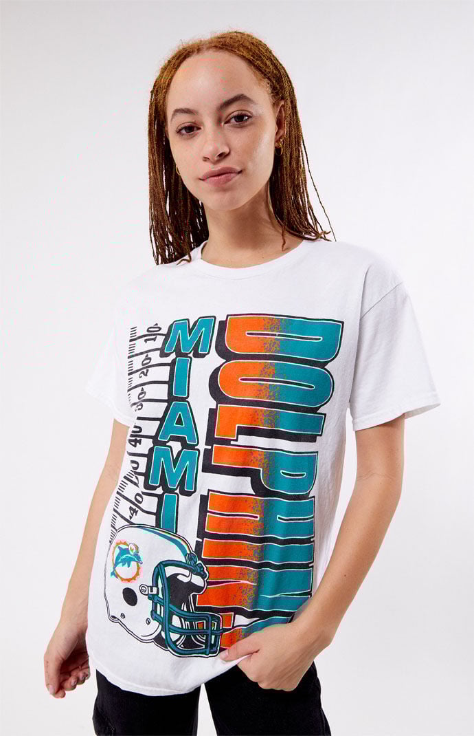 Junk Food Miami Dolphins Yardage T Shirt PacSun