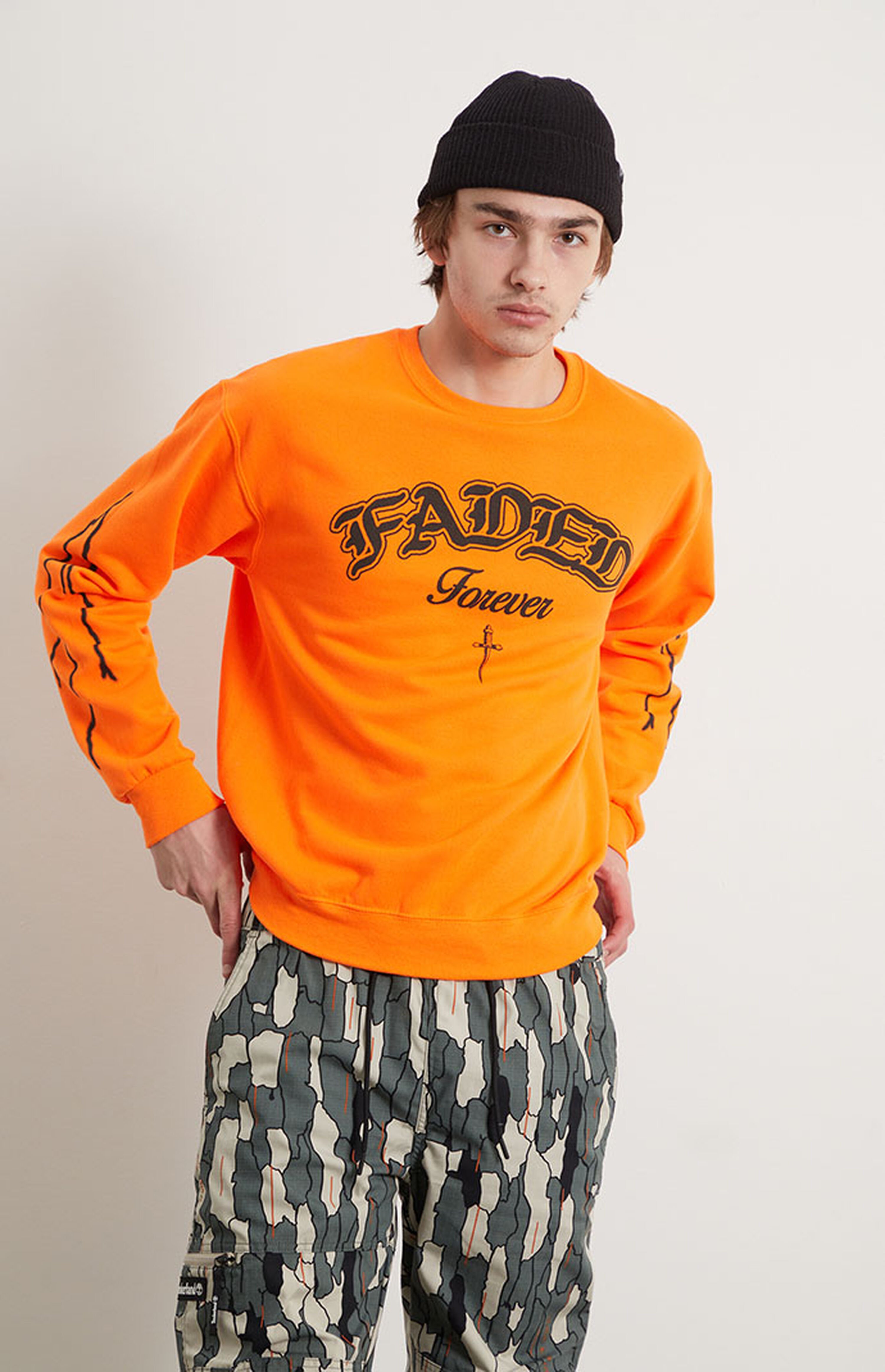 PacSun Faded Crew Neck Sweatshirt PacSun