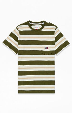 Red Flag Stripe T-Shirt image number 1