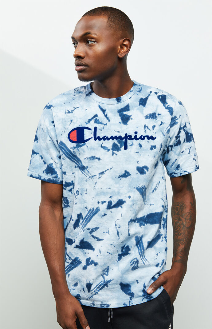 teal champion t shirt